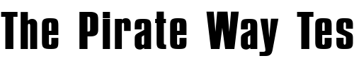 Font : British-Inserat-MN Custom Text : The Pirate Way Test your own text here Click to download or to view this font on a tshirt that can be custom printed in Bali