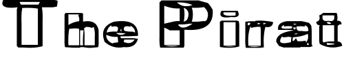 Font : Britney-in-a-Blender Custom Text : The Pirate Way Test your own text here Click to download or to view this font on a tshirt that can be custom printed in Bali