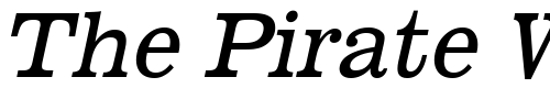 Font : Broadcast-Italic Custom Text : The Pirate Way Test your own text here Click to download or to view this font on a tshirt that can be custom printed in Bali