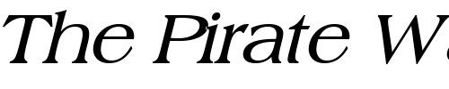 Font : Broadsheet-LDO-Bold-Italic Custom Text : The Pirate Way Test your own text here Click to download or to view this font on a tshirt that can be custom printed in Bali