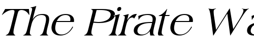 Font : Broadsheet-LDO-Italic Custom Text : The Pirate Way Test your own text here Click to download or to view this font on a tshirt that can be custom printed in Bali