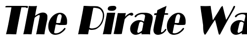 Font : BroadwayCondensed-Italic Custom Text : The Pirate Way Test your own text here Click to download or to view this font on a tshirt that can be custom printed in Bali