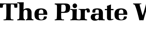 Font : Broccus-Display-SSi Custom Text : The Pirate Way Test your own text here Click to download or to view this font on a tshirt that can be custom printed in Bali