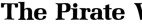 Font : BroccusDisplaySSK Custom Text : The Pirate Way Test your own text here Click to download or to view this font on a tshirt that can be custom printed in Bali