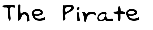 Font : BrodysHand-Regular Custom Text : The Pirate Way Test your own text here Click to download or to view this font on a tshirt that can be custom printed in Bali