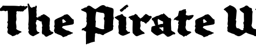 Font : BrokenscriptBoldRough Custom Text : The Pirate Way Test your own text here Click to download or to view this font on a tshirt that can be custom printed in Bali