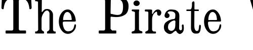 Font : Brokgauz-Efron Custom Text : The Pirate Way Test your own text here Click to download or to view this font on a tshirt that can be custom printed in Bali