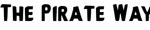 Font : Bronic Custom Text : The Pirate Way Test your own text here Click to download or to view this font on a tshirt that can be custom printed in Bali