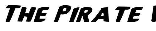 Font : Bronic-Expanded-Italic Custom Text : The Pirate Way Test your own text here Click to download or to view this font on a tshirt that can be custom printed in Bali