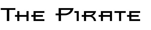 Font : Bronzo-Regular Custom Text : The Pirate Way Test your own text here Click to download or to view this font on a tshirt that can be custom printed in Bali