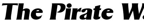 Font : BruceBecker-Heavy-Italic Custom Text : The Pirate Way Test your own text here Click to download or to view this font on a tshirt that can be custom printed in Bali