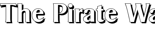 Font : BruceBeckerShadow-Bold Custom Text : The Pirate Way Test your own text here Click to download or to view this font on a tshirt that can be custom printed in Bali