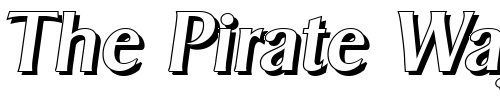 Font : BruceBeckerShadow-Medium-Italic Custom Text : The Pirate Way Test your own text here Click to download or to view this font on a tshirt that can be custom printed in Bali