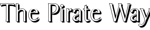 Font : BruceBeckerShadow-Xlight-Regular Custom Text : The Pirate Way Test your own text here Click to download or to view this font on a tshirt that can be custom printed in Bali