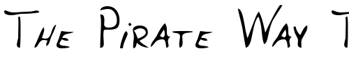 Font : BrucesHand-Regular Custom Text : The Pirate Way Test your own text here Click to download or to view this font on a tshirt that can be custom printed in Bali