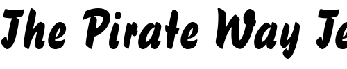 Font : Brush-738-BT Custom Text : The Pirate Way Test your own text here Click to download or to view this font on a tshirt that can be custom printed in Bali