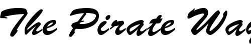 Font : Brush-Normal Custom Text : The Pirate Way Test your own text here Click to download or to view this font on a tshirt that can be custom printed in Bali