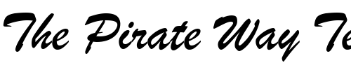 Font : Brush-Script-MT Custom Text : The Pirate Way Test your own text here Click to download or to view this font on a tshirt that can be custom printed in Bali