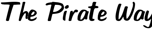 Font : Brush-Stroke-Regular-ttnorm Custom Text : The Pirate Way Test your own text here Click to download or to view this font on a tshirt that can be custom printed in Bali