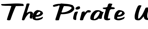 Font : BrushMagicText78-Regular-ttext Custom Text : The Pirate Way Test your own text here Click to download or to view this font on a tshirt that can be custom printed in Bali