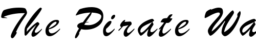 Font : BrushScriptSW-Light Custom Text : The Pirate Way Test your own text here Click to download or to view this font on a tshirt that can be custom printed in Bali