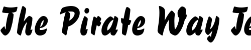 Font : BrushStroke-26-Normal Custom Text : The Pirate Way Test your own text here Click to download or to view this font on a tshirt that can be custom printed in Bali