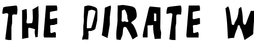 Font : BrutalityExtra Custom Text : The Pirate Way Test your own text here Click to download or to view this font on a tshirt that can be custom printed in Bali