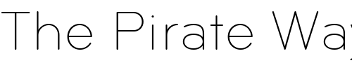 Font : Bryant-Light Custom Text : The Pirate Way Test your own text here Click to download or to view this font on a tshirt that can be custom printed in Bali