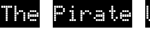 Font : Bubbledot-ICG-Fine-Neg Custom Text : The Pirate Way Test your own text here Click to download or to view this font on a tshirt that can be custom printed in Bali
