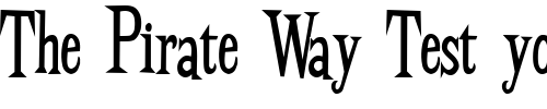 Font : BudBird-Normal Custom Text : The Pirate Way Test your own text here Click to download or to view this font on a tshirt that can be custom printed in Bali