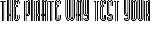 Font : BuenosAiresNF Custom Text : The Pirate Way Test your own text here Click to download or to view this font on a tshirt that can be custom printed in Bali