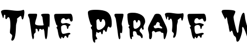 Font : BugabooSCapsSSK Custom Text : The Pirate Way Test your own text here Click to download or to view this font on a tshirt that can be custom printed in Bali