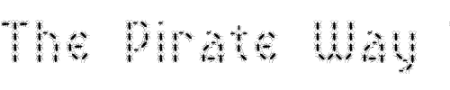Font : BuggyFont Custom Text : The Pirate Way Test your own text here Click to download or to view this font on a tshirt that can be custom printed in Bali