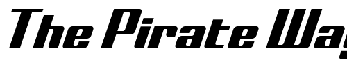 Font : Bullet-Regular Custom Text : The Pirate Way Test your own text here Click to download or to view this font on a tshirt that can be custom printed in Bali