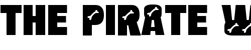 Font : BulltoadBone-Regular Custom Text : The Pirate Way Test your own text here Click to download or to view this font on a tshirt that can be custom printed in Bali