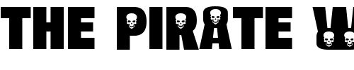 Font : BulltoadDeath-Regular Custom Text : The Pirate Way Test your own text here Click to download or to view this font on a tshirt that can be custom printed in Bali