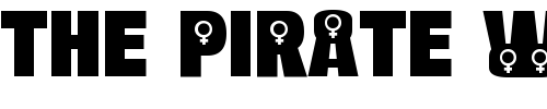 Font : BulltoadFemale-Regular Custom Text : The Pirate Way Test your own text here Click to download or to view this font on a tshirt that can be custom printed in Bali