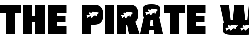 Font : BulltoadFish-Regular Custom Text : The Pirate Way Test your own text here Click to download or to view this font on a tshirt that can be custom printed in Bali