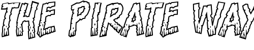 Font : CC-Bronto-Burger-Well-Done Custom Text : The Pirate Way Test your own text here Click to download or to view this font on a tshirt that can be custom printed in Bali