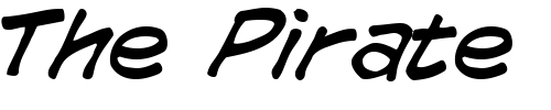 Font : CC-Comicrazy-Italic Custom Text : The Pirate Way Test your own text here Click to download or to view this font on a tshirt that can be custom printed in Bali