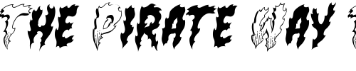 Font : CC-Flame-On-Medium Custom Text : The Pirate Way Test your own text here Click to download or to view this font on a tshirt that can be custom printed in Bali