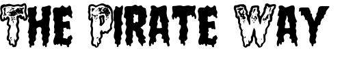 Font : CC-Meltdown-Medium Custom Text : The Pirate Way Test your own text here Click to download or to view this font on a tshirt that can be custom printed in Bali