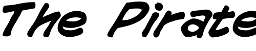 Font : CCComicrazy-BoldItalic Custom Text : The Pirate Way Test your own text here Click to download or to view this font on a tshirt that can be custom printed in Bali