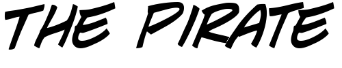Font : CCJeffCampbell-Italic Custom Text : The Pirate Way Test your own text here Click to download or to view this font on a tshirt that can be custom printed in Bali