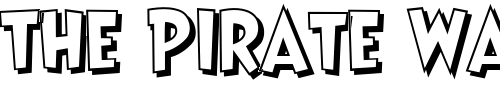 Font : CCThatsAllFolksOutline-Regular Custom Text : The Pirate Way Test your own text here Click to download or to view this font on a tshirt that can be custom printed in Bali