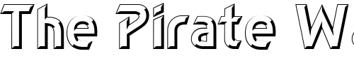 Font : CCTimelord-Outline Custom Text : The Pirate Way Test your own text here Click to download or to view this font on a tshirt that can be custom printed in Bali