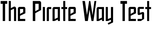 Font : CCToBeContinued-Medium Custom Text : The Pirate Way Test your own text here Click to download or to view this font on a tshirt that can be custom printed in Bali