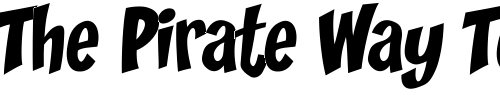 Font : CCZoinks Custom Text : The Pirate Way Test your own text here Click to download or to view this font on a tshirt that can be custom printed in Bali