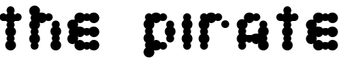 Font : Candybar Custom Text : The Pirate Way Test your own text here Click to download or to view this font on a tshirt that can be custom printed in Bali
