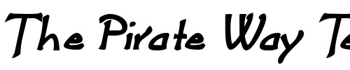 Font : CannolotScriptSSK-BoldItalic Custom Text : The Pirate Way Test your own text here Click to download or to view this font on a tshirt that can be custom printed in Bali